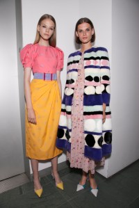 Backstage at Carolina Herrera RTW Spring 2018