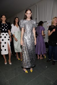 Backstage at Carolina Herrera RTW Spring 2018