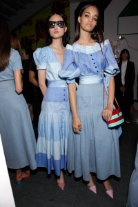 Backstage at Carolina Herrera RTW Spring 2018