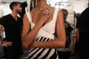 Backstage at Roberto Cavalli RTW Spring 2018