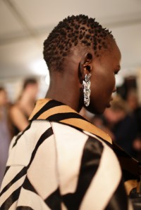 Backstage at Roberto Cavalli RTW Spring 2018