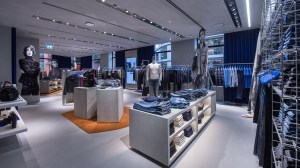 The new Calvin Klein store in Dusseldorf.