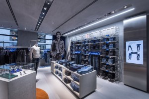 The new Calvin Klein store in Dusseldorf.