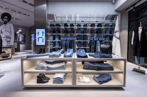 The new Calvin Klein store in Dusseldorf.