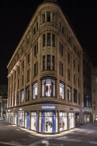 The new Calvin Klein store in Dusseldorf.