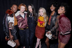 Alexe Belle and Isis Valentino in the front rowCoach show, Front Row, Spring Summer 2018, New York Fashion Week, USA - 12 Sep 2017