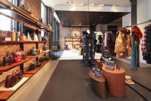 The Coach store in SoHo.