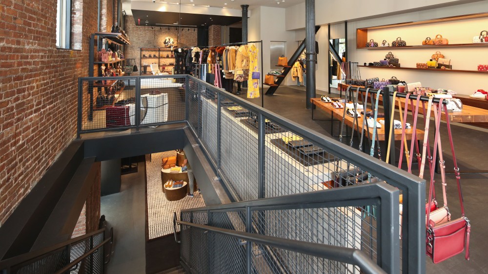 The Coach store in SoHo.
