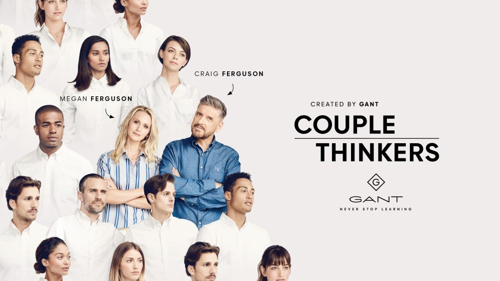 The campaign for Craig Ferguson and Gant's shot "Couple Thinkers".