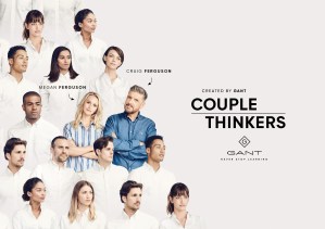 The campaign for Craig Ferguson and Gant's shot "Couple Thinkers".
