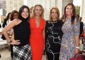Nicole Nansini, Felicity Kostakis, Kamie Lightburn and Yasin PhilipCouture Council Luncheon, Spring Summer 2018, New York Fashion Week, USA - 06 Sep 2017