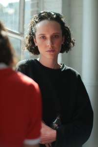 Backstage at Creatures of Comfort RTW Spring 2018