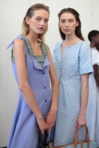 Backstage at Creatures of Comfort RTW Spring 2018