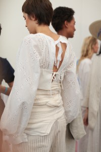 Backstage at Creatures of Comfort RTW Spring 2018