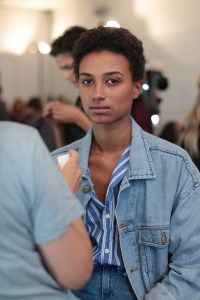 Backstage at Creatures of Comfort RTW Spring 2018