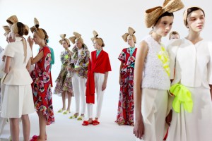 Backstage at Delpozo RTW Spring 2018