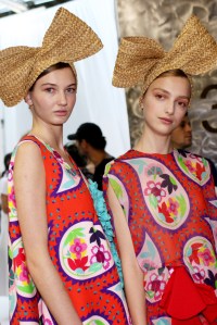 Backstage at Delpozo RTW Spring 2018