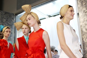 Backstage at Delpozo RTW Spring 2018