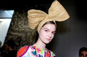 Backstage at Delpozo RTW Spring 2018