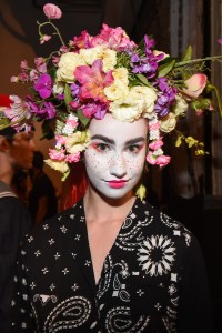 Model backstageDesigual show, Front Row, Spring Summer 2018, New York Fashion Week, USA - 07 Sep 2017