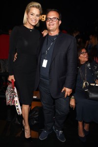 Yolanda Hadid and Ivan Bart in the front rowDesigual show, Front Row, Spring Summer 2018, New York Fashion Week, USA - 07 Sep 2017