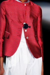 Details at Armani RTW Spring 2018