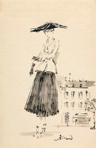 Christian Bérard, the Bar suit, 1947.