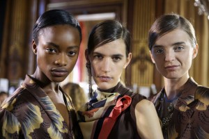 Backstage at Dries Van Noten RTW Spring 2018