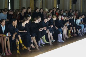 Backstage at Dries Van Noten RTW Spring 2018