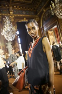 Backstage at Dries Van Noten RTW Spring 2018