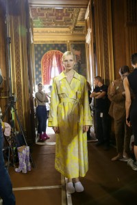 Backstage at Dries Van Noten RTW Spring 2018
