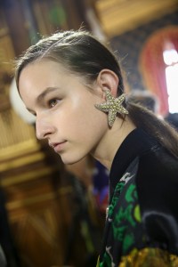 Backstage at Dries Van Noten RTW Spring 2018