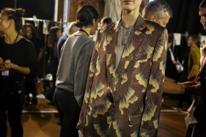 Backstage at Dries Van Noten RTW Spring 2018
