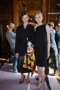 Backstage at Dries Van Noten RTW Spring 2018