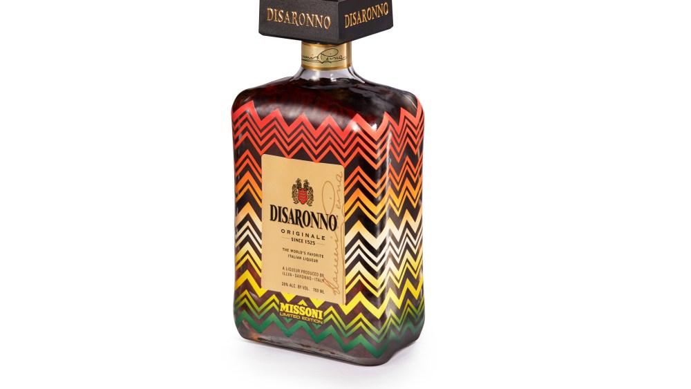 Disaronno wears Missoni.