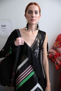 Backstage at Diane von Furstenberg RTW Spring 2018