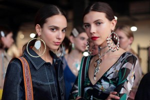 Backstage at Diane von Furstenberg RTW Spring 2018
