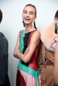 Backstage at Diane von Furstenberg RTW Spring 2018