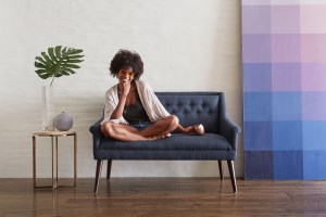 A couch from The Inside.