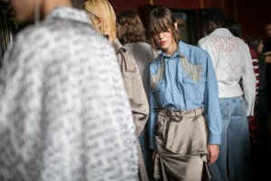 Backstage a Each X Other RTW Spring 2018