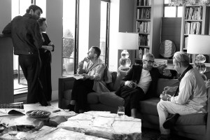 The scene at the International Editors lunch.