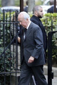 Edouard BalladurLiliane Bettencourt funeral, Neuilly Sur Seine, France - 26 Sep 2017Former French Prime Minister Edouard Balladur attends the funeral ceremony of the late French businesswoman Liliane Bettencourt at Saint-Pierre church in Neuilly sur Seine, near Paris, France, 26 September 2017. Bettencourt, the heiress of cosmetics giant L'Oreal and daughter of the company's founder, has died on 21 September 2017. She was 94.