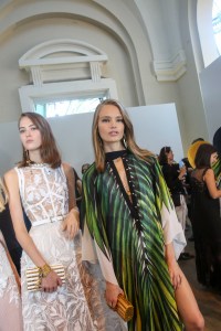 Backstage at Elie Saab RTW Spring 2018