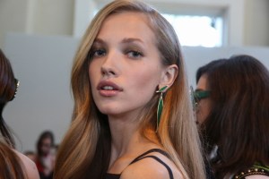 Backstage at Elie Saab RTW Spring 2018