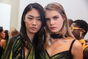 Backstage at Elie Saab RTW Spring 2018