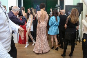 Backstage at Elie Saab RTW Spring 2018