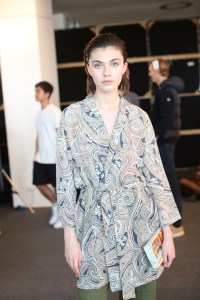 Backstage at Etro RTW Spring 2018