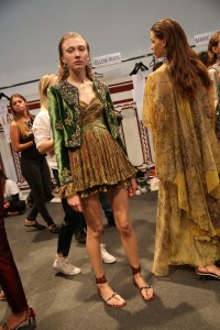 Backstage at Etro RTW Spring 2018