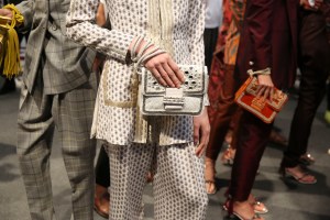 Backstage at Etro RTW Spring 2018