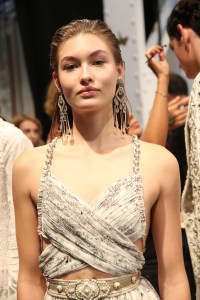 Backstage at Etro RTW Spring 2018